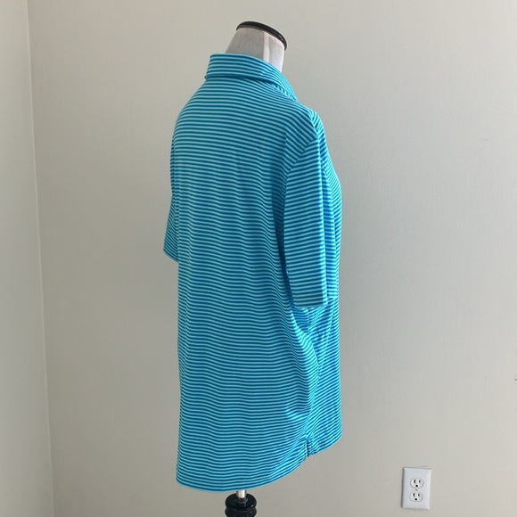 Vineyard Vines Kennedy Stripe Sankaty Performance Polo - Picture 3 of 9